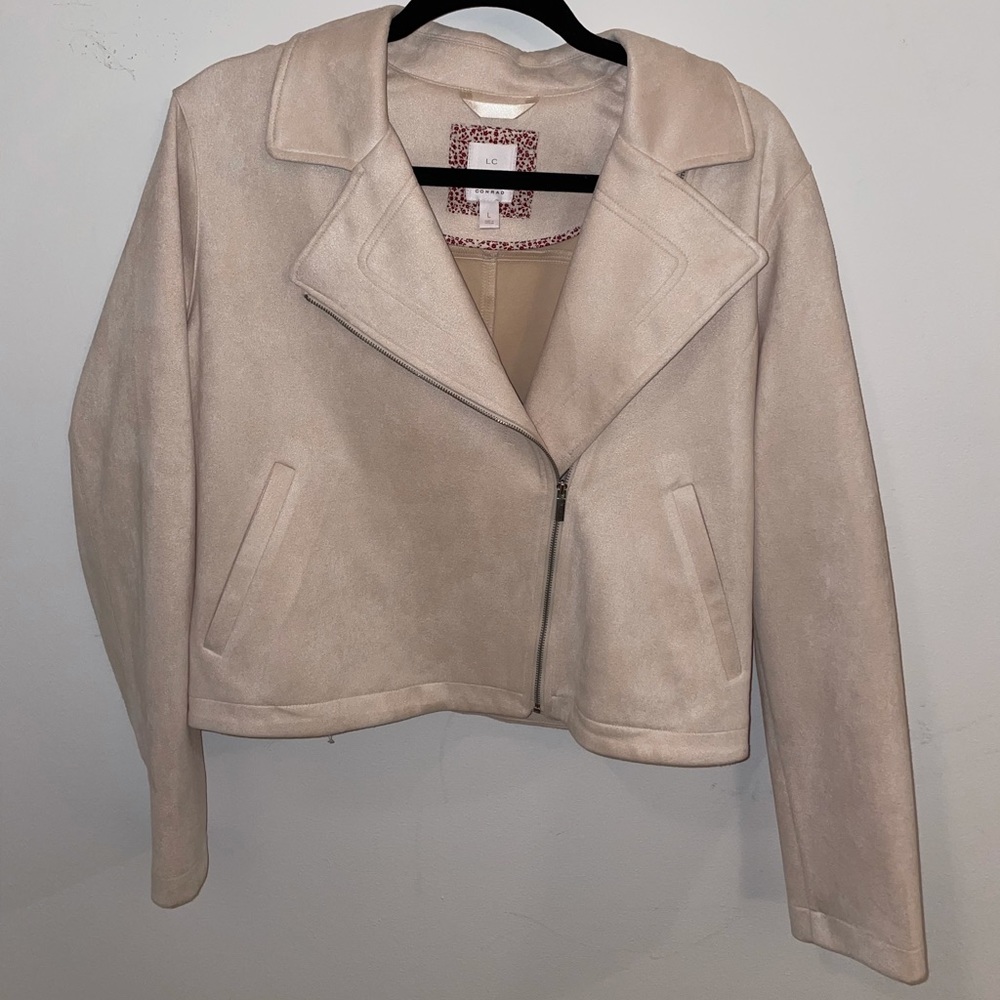 Suede moto jacket from Lauren Conrad!